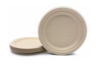 Sugarcane 9" Round Plate